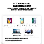 Wireless Mouse Factory - Portable Mini Ultra Thin Bluetooth Vertical