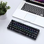 Mechanical Keyboard Factory - 60 RGB LED Backlit Type C Red Axis