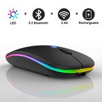 Wireless Mouse Factory - Ergonomic RGB 2.4G For Apple Laptops