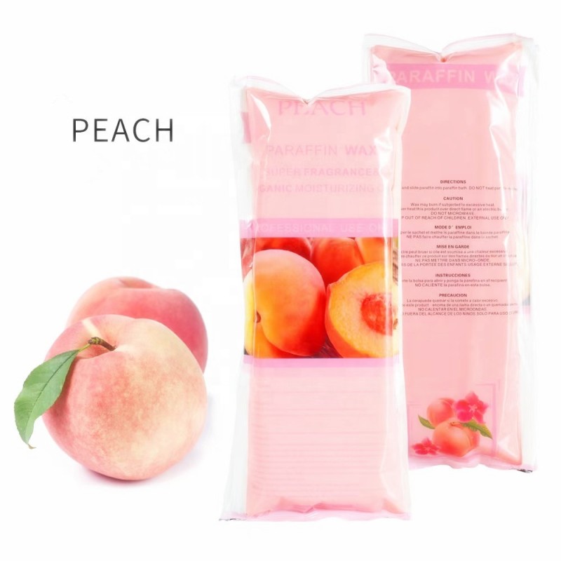 Factory Direct Supply 1LB Peach Paraffin Wax for Paraffin Wax Hand Feet Bath Use