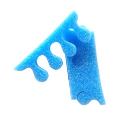 高品质的脚趾分离器新设计的3孔泡沫脚趾分离器水疗沙龙指甲美容