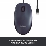 Optical Mouse Supplier - For Logitech M100 Dark
