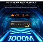 POE Switch Factory - Tenda SG110PC Gigabit