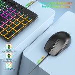 Keyboard Mouse Combo Factory - 114 Keys 2.4G Wireless RGB Silent