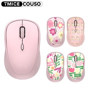 Wireless Mouse Factory - Customize Bluetooth Mini Portable Pink