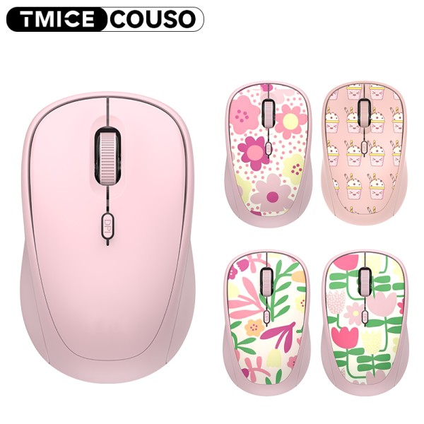 Wireless Mouse Factory - Customize Bluetooth Mini Portable Pink