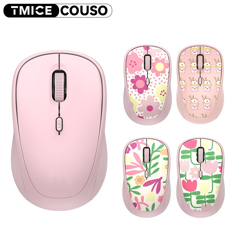 Wireless Mouse Factory - Customize Bluetooth Mini Portable Pink