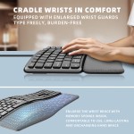Keyboard Mouse Combo Factory - Hot Sale Ergo Split With Wrist Rest