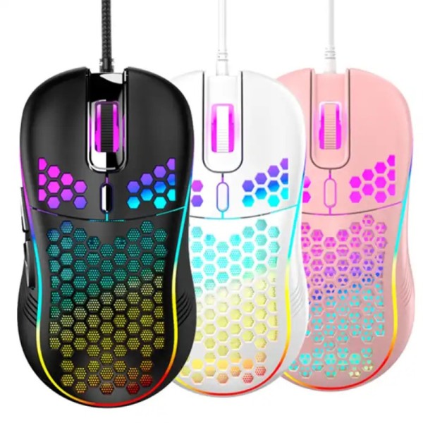 Gaming Mouse Factory - Hot Sale Honeycomb RGB Lightweight Ergo