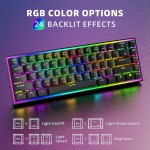 Mechanical Keyboard Manufacturer - RK61 Hot Swap Red Switch 65 Percent