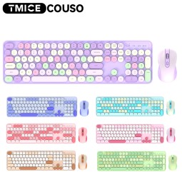 Keyboard Mouse Combo Manufacturer - 2.4GHz Retro Full Size 104 Keys