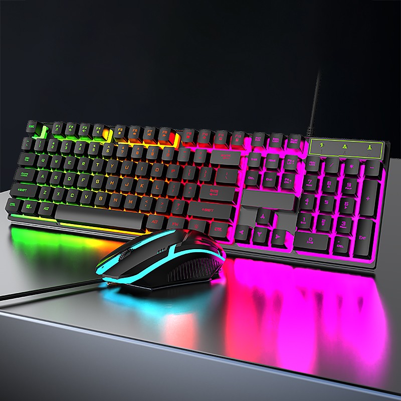 Keyboard Mouse Combo Factory - Hot Sale Backlit USB Wired Combo