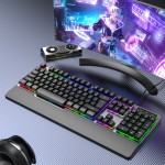 Gaming Keyboard Manufacturer - 104 Key Silent Mechanical Feel RGB