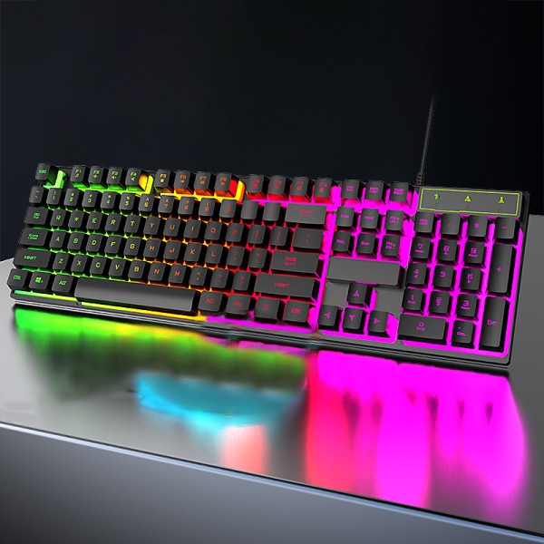 Gaming Keyboard Factory - Hot Sale USB Wired RGB 104 Keys