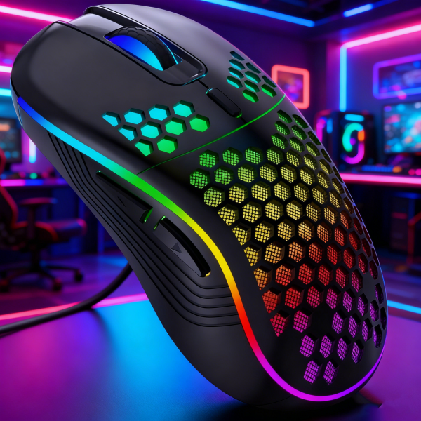 Gaming Mouse Manufacturer - Hot Sale 6D 7200DPI RGB Optical Sensor