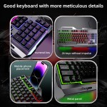 Keyboard Mouse Combo Factory - 104 Keys RGB Backlit Metal Panel