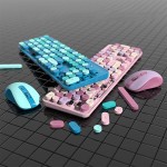 Keyboard Mouse Combo Manufacturer - COUSO Pink Blue Purple Silent
