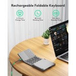 Bluetooth Keyboard Manufacturer - CE FCC RoHs Folding With Touchpad