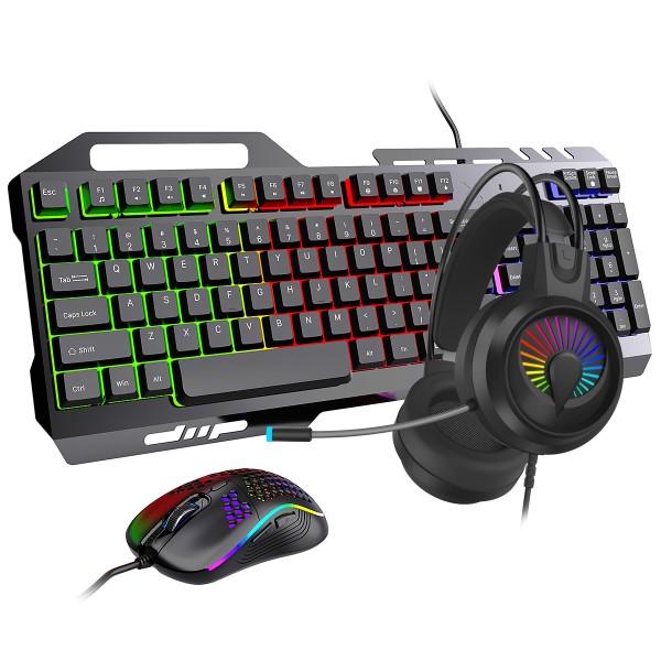 Keyboard Mouse Combo Manufacturer - Hot Sale Metal Mechanical RGB