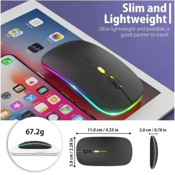 Wireless Mouse Manufacturer - Ultra Thin 2.4GHz Bluetooth RGB