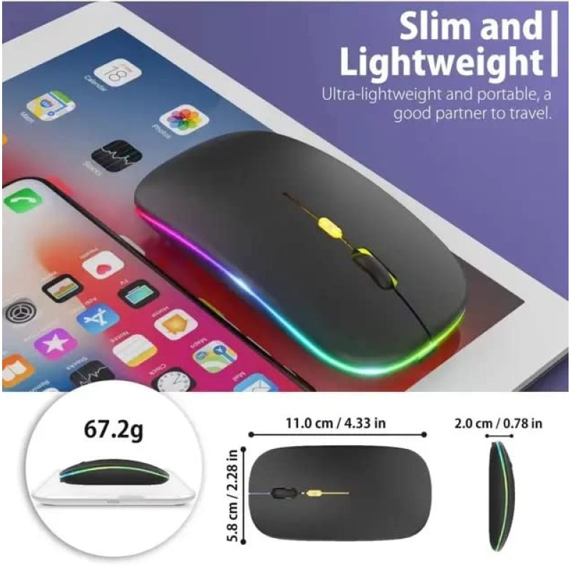 Wireless Mouse Manufacturer - Ultra Thin 2.4GHz Bluetooth RGB