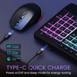 Keyboard Mouse Combo Factory - 2.4Ghz Rechargeable With Phone Holder