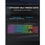 Wireless Keyboard Factory - RGB Rechargeable Ergonomic With Palm Rest
