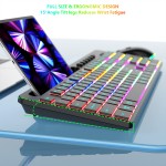 Keyboard Mouse Combo Factory - 114 Keys 2.4G Wireless RGB Silent
