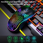 Gaming Mouse Factory - Hot Sale Honeycomb RGB Lightweight Ergo