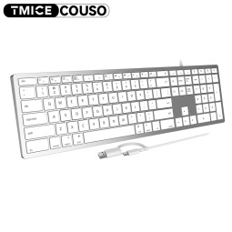 Wired Keyboard Manufacturer - 110 Keys Ultra Thin Scissor Silent