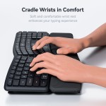 Keyboard Mouse Combo Factory - AMZ Hot Sale Rechargeable Ergo Split