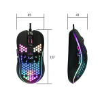Gaming Mouse Factory - Honeycomb Wired RGB 7200 DPI Adjustable
