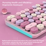 Keyboard Mouse Combo Manufacturer - COUSO Pink Blue Purple Silent