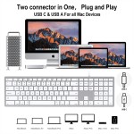 Wired Keyboard Manufacturer - 110 Keys Ultra Thin Scissor Silent