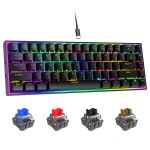 Mechanical Keyboard Manufacturer - 68 Keys Wired Hot Swappable Red