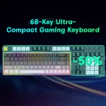Mechanical Keyboard Manufacturer - Hot Swappable 68 Keys PBT Keycaps