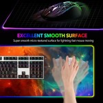 Mouse Pad Factory - 35.4x15.8inch Large RGB 14 Lighting Modes