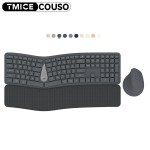 Keyboard Mouse Combo Factory - AMZ Hot Sale Rechargeable Ergo Split