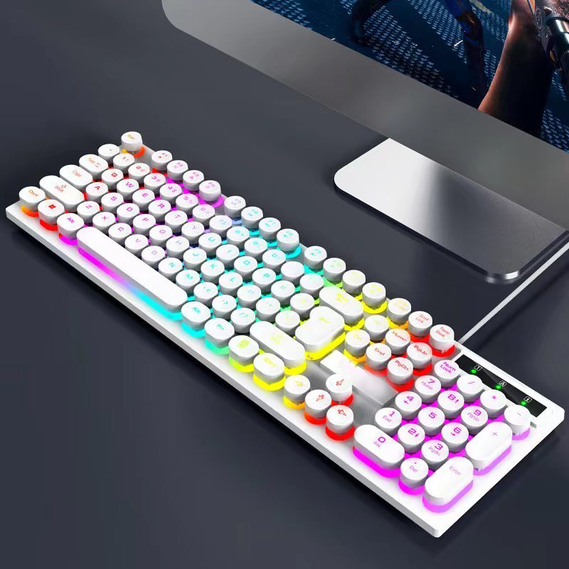 Gaming Keyboard Factory - Hot Sale 104 Keys Retro Mechanical