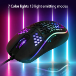 Gaming Mouse Factory - Honeycomb Wired RGB 7200 DPI Adjustable
