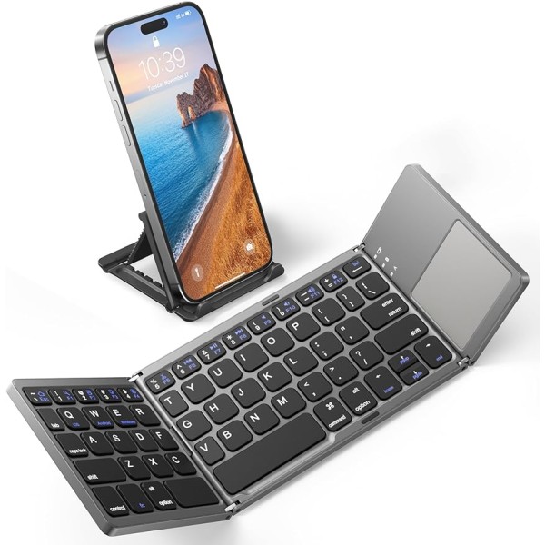 Bluetooth Keyboard Manufacturer - CE FCC RoHs Folding With Touchpad