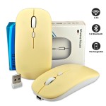 Wireless Mouse Supplier - Yellow Portable Rechargeable