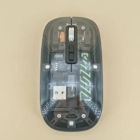 Gaming Mouse Factory - Black Transparent Portable