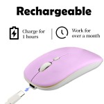 Wireless Mouse Manufacturer - Portable Pink Dual-Mode
