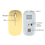 Wireless Mouse Supplier - Yellow Portable Rechargeable