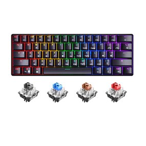 Optical Keyboard Manufacturer - Ergonomic 61keys Optical