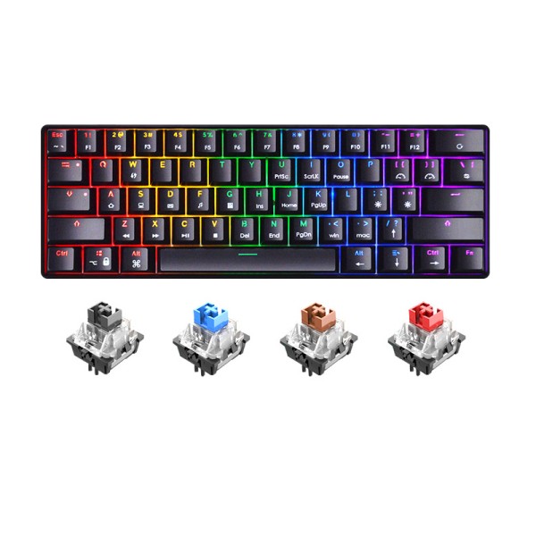 Optical Keyboard Manufacturer - Ergonomic 61keys Optical