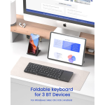 Foldable Keyboard Factory - 3-fold Bluetooth Keyboard