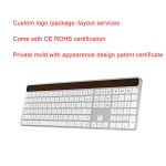 Solar Keyboard Factory - Aluminum Rechargeable Solar