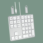 Numeric Keypad Supplier - Office Small Numpad Gray